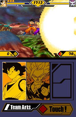 Pantallazo de Dragon Ball Z: Bukuu Ressen (Japonés) para Nintendo DS
