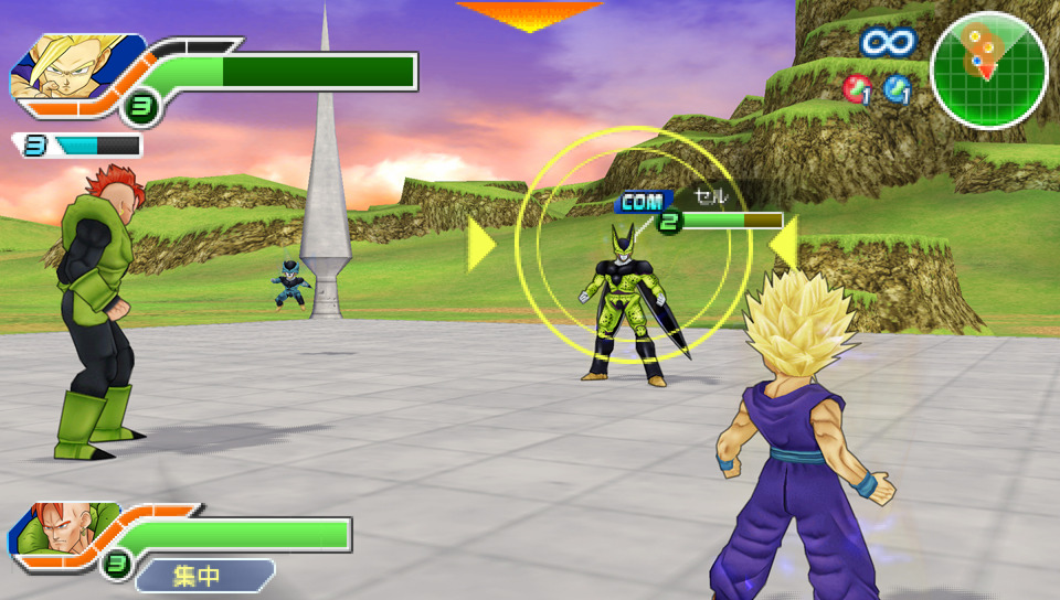 Pantallazo de Dragon Ball Z: Tenkaichi Tag Team para PSP