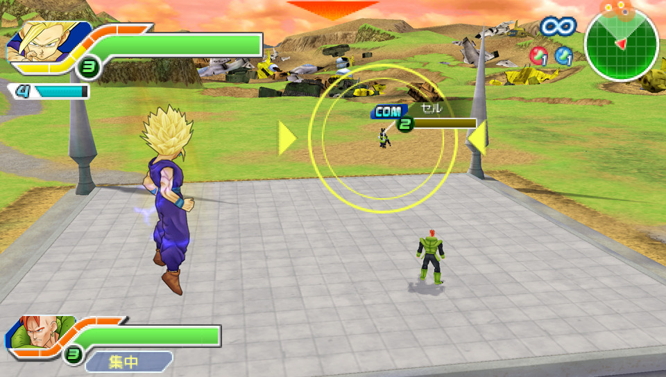 Pantallazo de Dragon Ball Z: Tenkaichi Tag Team para PSP