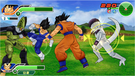 Pantallazo de Dragon Ball Z: Tenkaichi Tag Team para PSP
