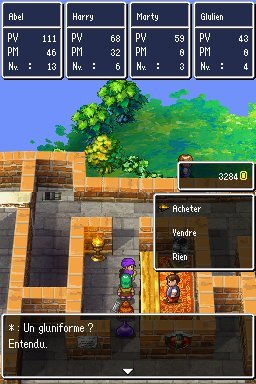 Pantallazo de Dragon Quest: La Prometida Celestial para Nintendo DS
