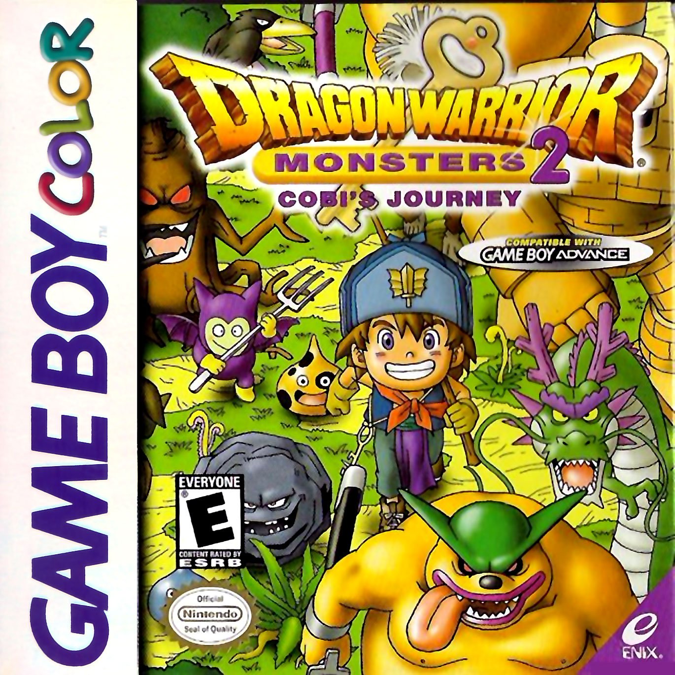 Caratula de Dragon Warrior Monsters 2 - Cobi's Journey para Game Boy Color