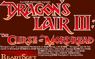 Pantallazo de Dragon's Lair III: Curse of the Mordread para PC