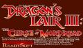 Pantallazo nº 2578 de Dragon's Lair III: The Curse Of Mordread (326 x 223)
