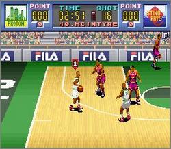 Pantallazo de Dream Basketball: Dunk and Hoop (Japonés) para Super Nintendo
