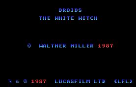 Pantallazo de Droids the White Witch para MSX