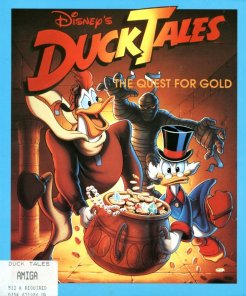 Caratula de Duck Tales: The Quest For Gold para Amiga