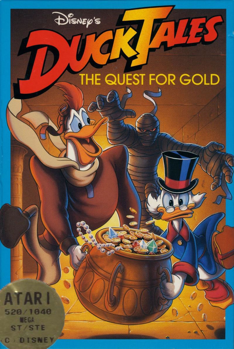 Caratula de Duck Tales: The Quest For Gold para Atari ST