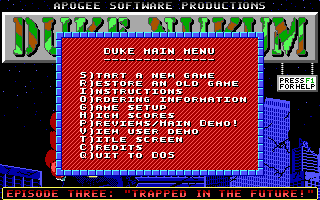 Pantallazo de Duke Nukum : Episode Three: Trapped in the Future! para PC