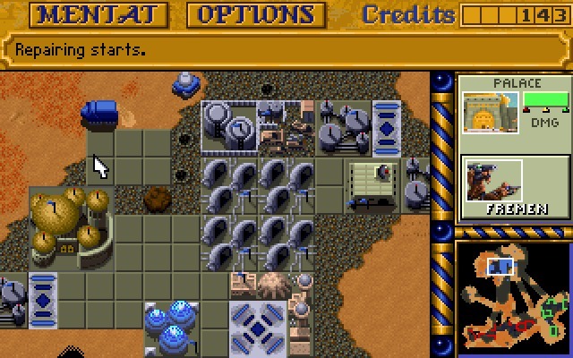Pantallazo de Dune II: The Building of a Dynasty para PC