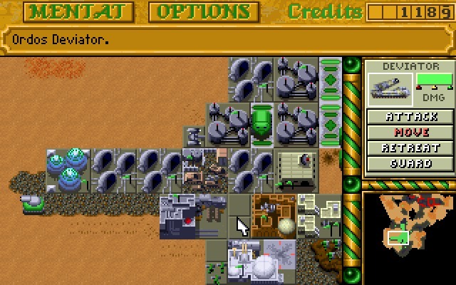 Pantallazo de Dune II: The Building of a Dynasty para PC