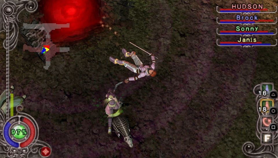 Pantallazo de Dungeon Explorer: Warrior of the Ancient Arts para PSP