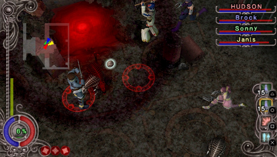 Pantallazo de Dungeon Explorer: Warrior of the Ancient Arts para PSP