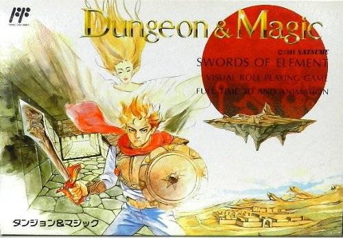 Caratula de Dungeon Magic: Sword of the Elements para Nintendo (NES)