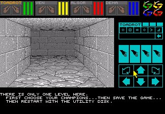 Pantallazo de Dungeon Masters: Chaos Strikes Back para Amiga