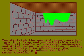 Pantallazo de Dungeons, Amethysts, Alchemists 'N' Everythin' para Amstrad CPC