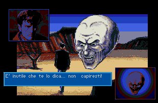 Pantallazo de Dylan Dog 08: La Clessidra Di Pietra para Amiga