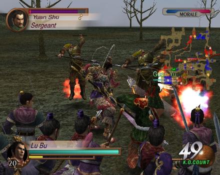 Pantallazo de Dynasty Warriors 3: Xtreme Legends para PlayStation 2