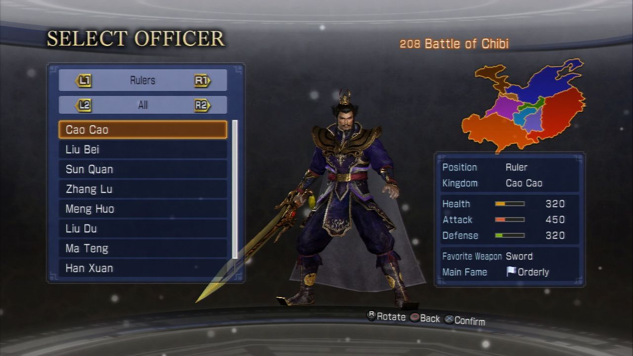 Pantallazo de Dynasty Warriors 7: Empires para PlayStation 3