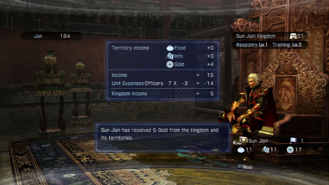 Pantallazo de Dynasty Warriors 7: Empires para PlayStation 3
