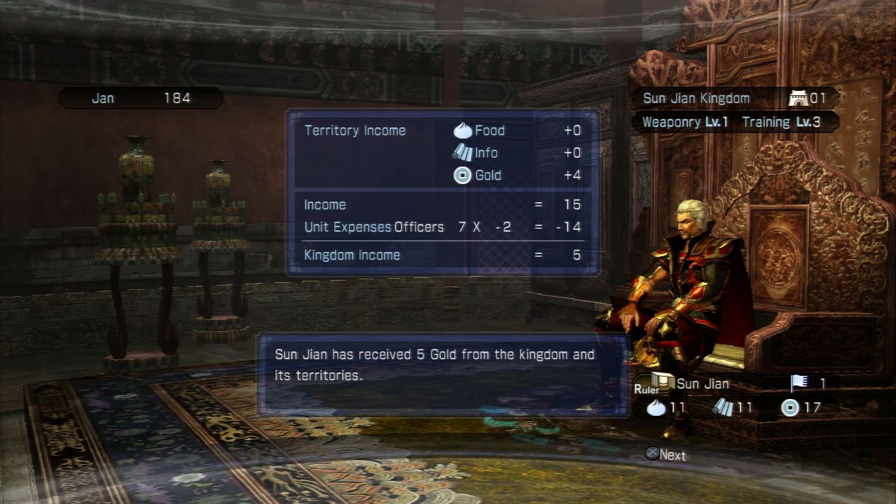 Pantallazo de Dynasty Warriors 7: Empires para PlayStation 3