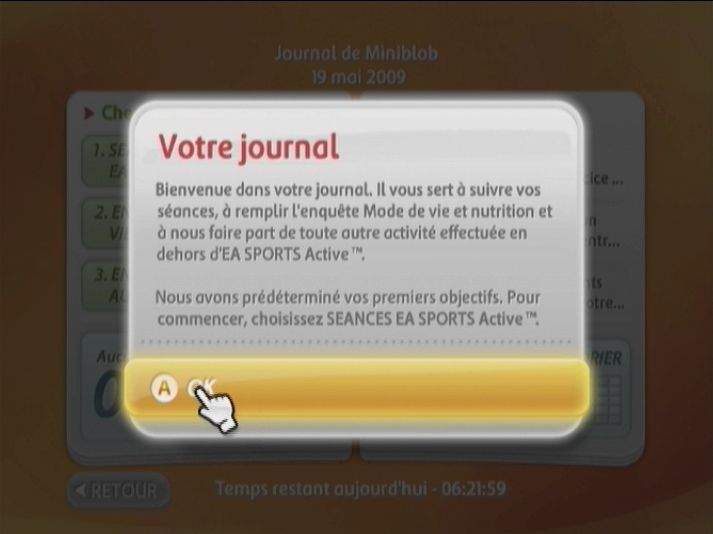 Pantallazo de EA Sports Active: Personal Trainer para Wii
