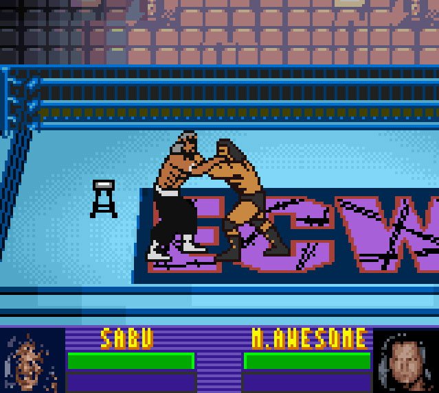 Pantallazo de ECW: Hardcore Revolution para Game Boy Color