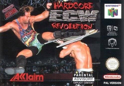 Caratula de ECW: Hardcore Revolution para Nintendo 64