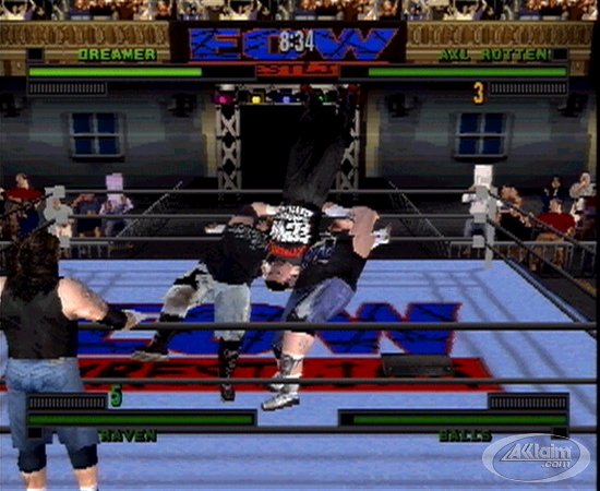 Pantallazo de ECW: Hardcore Revolution para PlayStation