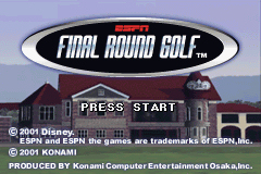 Pantallazo de ESPN Final Round Golf para Game Boy Advance