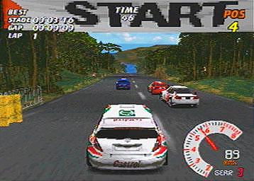 Pantallazo de Eagle One Harrier Attack and V Rally para PlayStation