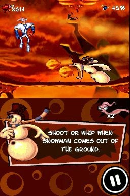 Pantallazo de Earthworm Jim (Dsi Ware) para Nintendo DS