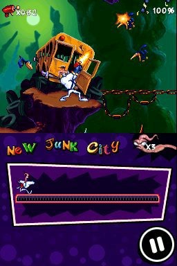 Pantallazo de Earthworm Jim (Dsi Ware) para Nintendo DS