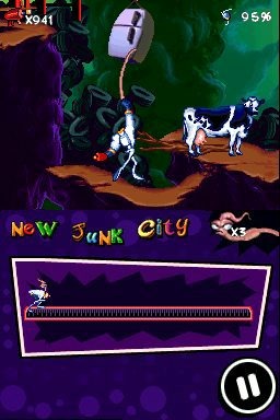 Pantallazo de Earthworm Jim (Dsi Ware) para Nintendo DS