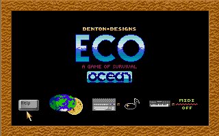 Pantallazo de Eco: A Game of Survival para Atari ST