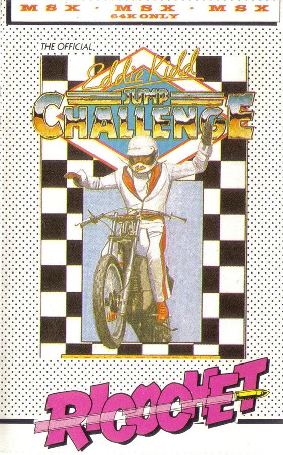 Caratula de Eddie Kidd Jump Challenge para MSX
