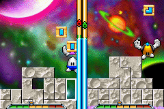 Pantallazo de EggMania Tsukande! Mawashite! Dossun Puzzle (Japonés) para Game Boy Advance