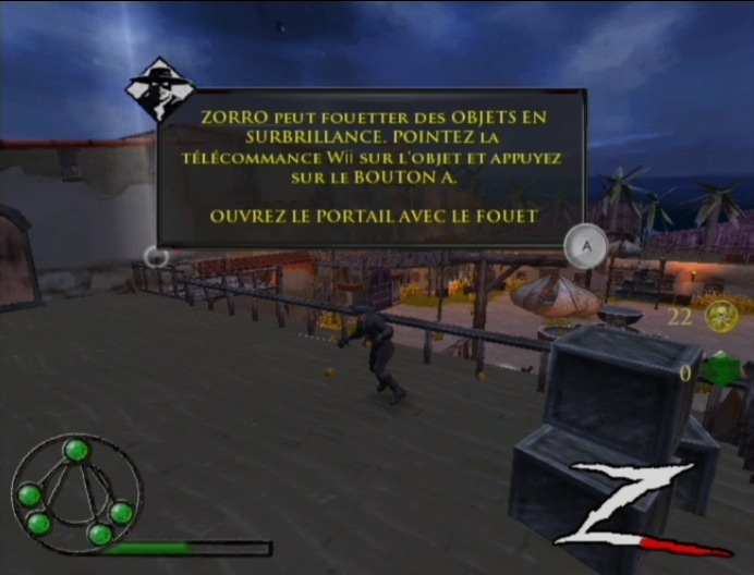 Pantallazo de El Destino del Zorro para Wii