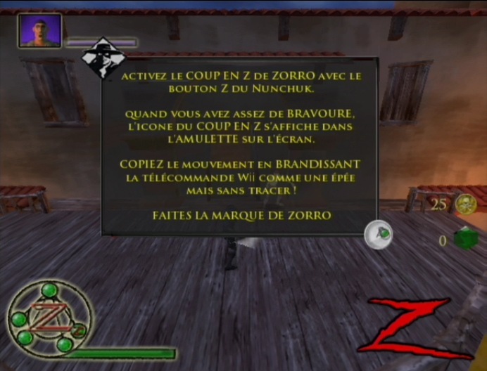 Pantallazo de El Destino del Zorro para Wii