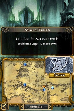 Pantallazo de El Señor de los Anillos: La Conquista para Nintendo DS