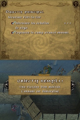 Pantallazo de El Señor de los Anillos: La Conquista para Nintendo DS