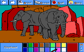 Pantallazo de Electric Crayon: At the Zoo para PC