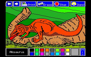 Pantallazo de Electric Crayon: Dinos are Forever para PC