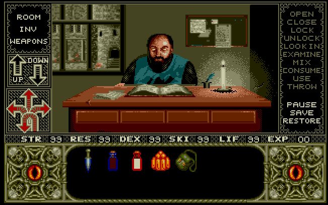 Pantallazo de Elvira: Mistress of the Dark para Atari ST