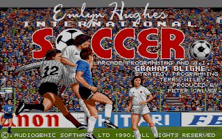 Pantallazo de Emlyn Hughes International Soccer para Atari ST