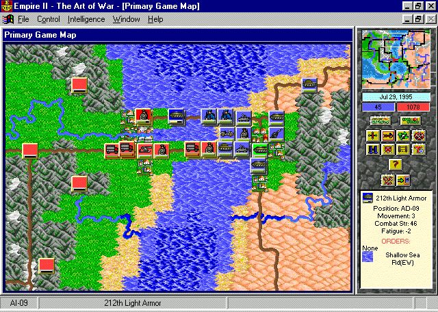 Pantallazo de Empire II: The Art of War para PC