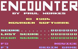 Pantallazo de Encounter para Commodore 64