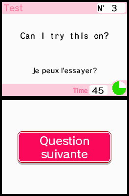 Pantallazo de English Training: Disfruta y mejora tu inglés para Nintendo DS