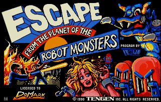 Pantallazo de Escape From The Planet Of The Robot Monsters para Amiga