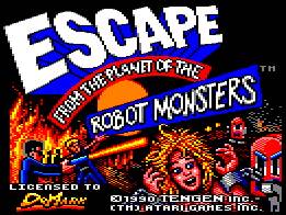 Pantallazo de Escape From The Planet Of The Robot Monsters para Amstrad CPC